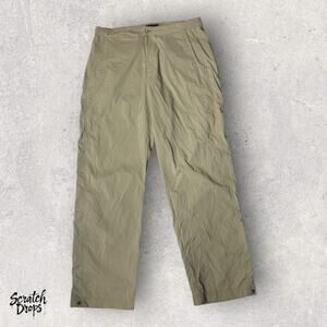 Royal Robbins Women's Size 14 Khaki Outdoor Hiking Pants Lightweight Casual Wear